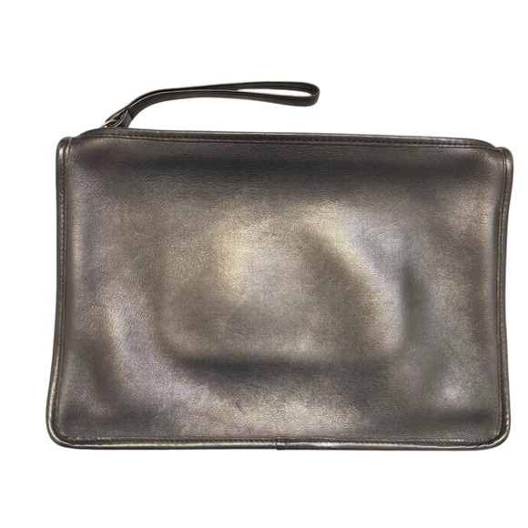 Coach vintage NYC New York City Bonnie Cashin era portfolio clutch bag black,All Products : American Fashion Style Bags On Sale
